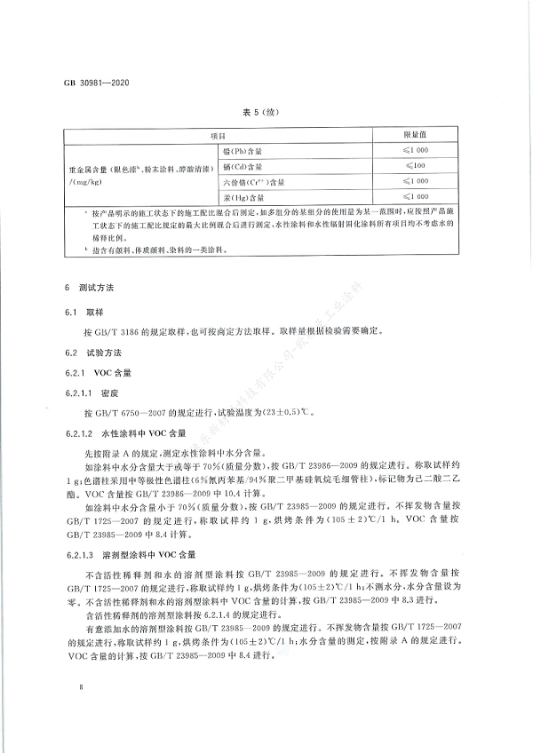 GB30981-2020工业防护涂料中有害物质限量】国家标准_09